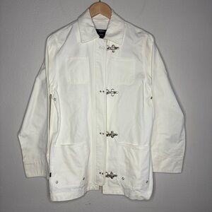 Vintage Lauren Ralph Lauren Marine Jacket Women’s S White Fireman Lobster Clasp